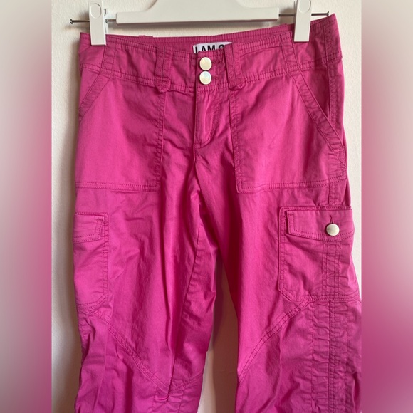 IAM GIA Pink Cargo Pants - Picture 3 of 5
